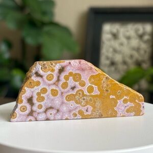 Ocean Jasper Crystal Slab Freeform (OBJ - Sea Jasper)